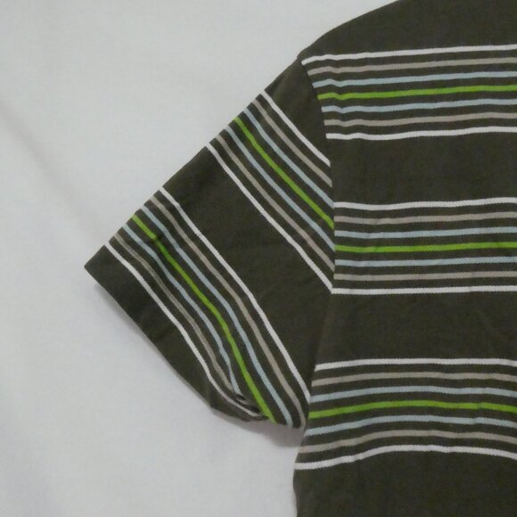 JOE FRESH | small | Striped Polo Shirt With White Collar - Picture 8 of 13